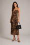 Leopard Back Detail Dress - 3
