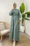 Two-Strap Dress 0007 - Mint Green - 2