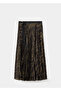 Pleated Skirt with Belt - 3