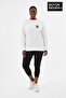 Women's Large Size m Printed Crew Neck Slim Sweatshirt Spr26Bswk956-13