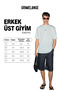 Exotic Men's 100% Organic Cotton Comfortable Fit Blue T-Shirt with Print Detail - 6