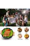 Wood Handle Flat Cast Aluminium Skillet Compatible With Induction Gas Burner For Outdoor BBQ - 6