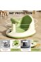 Beatifufu Ergonomic Bath Seat for Boy Girl Sit-up Support Non-Slip PP TPR Material Comfortable - 3