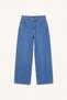 100% Cotton Wide Leg High Waist Long Jean Trousers H8319Ax26Sm - 6