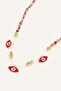 Berrin Özkan X Eye Motif Necklace H3986Axns - 6