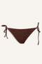 Lace-Up Wrinkled Textured Bikini Bottom E0208Ax25Sm - 5