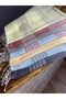 Natural Red Striped 90x190 Cotton Peshtemal - 3