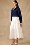 Low Sleeve Muslin Casual Shirt Dark Blue 9329 - 5