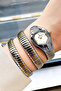 Snake Watch Model - Women's Wrist Watch, Waterproof Gold Silver Steel Band - Bracelet Gift Gdkb2012C2 - 7