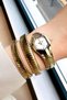 Snake Watch Model - Women's Wrist Watch, Waterproof Gold Color Steel Band - Bracelet Gift Gdkb2011C1 - 3