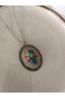 Cross-Stitching Etamine Processing Long Chain Ethnic Design Necklace - 3
