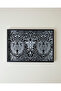 Solene Glass Decorative Tray 30X42 cm Black - White - 2