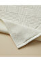 Chic Diamond Cotton Foot Towel 50X70 cm Ivory - 2