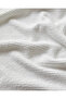 Sandy Stripe Cotton Foot Towel 50X70 cm White - 3