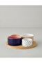 Garden Delight Stoneware 5 Piece Presentation Plate 20 cm Colorful