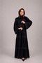 Black Al Saef Abaya – Ramadan and Eid Women’s Stylish & Comfortable Modest Dress |