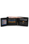 Men's Black Genuine Leather Wallet and Card Holder - 5