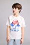 100% Cotton New Regular Fit Crew Neck Printed Short Sleeve T-Shirt Boys H4320A826Hs - 3