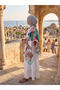 وشاح كتف مربع من زير مقاس 140x140 سم