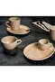 Porcelain Mirage Ripple Serving Plate 20*17 Cm-Single Bottom-No Cup-Presentation Plate - 3