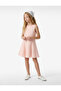 Cotton Sleeveless Crew Neck Embroidered Dress