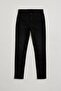 Women's Skinny Fit Lycra Dark Anthracite Jean Trousers with Narrow Legs - 2