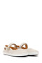 Women's Cream Strappy Leather Ballerinas 26Pfd370618 - 2