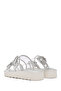 Women's Transparent Double Buckle Stone Slippers 25Sfe460718 - 5