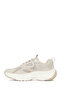 Women's Beige Lace-Up Thick Sole Charmlı Sneaker 26Pfe495814 - 3