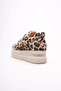Women's 8cm hidden heel leopard sneakers tr04ms01e - 8