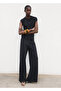 Wide Leg Elastic Waist Pants - 2