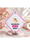 Caution: Baby in Car / Forex - Dekota Warning Sign 15X15 cm 4.5 mm