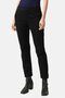 Women Regular Fit Solid Streetlight Leg Pants, Black