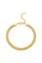 Diva Charm Gold Look Embroidered Bracelet
