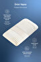 Visco Orthopedic Travel Pillow 40X25X10 cm / Travel Pillow, White - 7