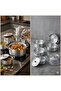 طقم طبخ من الألومنيوم مكون من 5 قطع IL-PW30103 من هوم ماستر (HOME MASTER): أناقة وأداء في تصميم واحد — عدد القطع 5 وأداء سريع! - 3