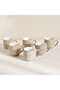 Marti 6-Piece Stoneware Espresso Mug Set 140ml -Grey - 3
