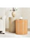 Locumaa End Table Set Of 2 - Orange & White