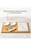 Natura 7-piece Cheese Serving Set 40x23x3cm -natural & White - 6
