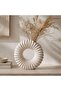 Rae Ceramic Ribbed Donut Vase 24.3x9x23cm - White