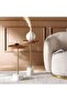 Bartol Accent Table Marble - Natural & White