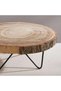 Natura Wooden Decorative Stand 25x25x11 Cm - Natural - 2