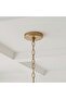Bermas 10-light E14 Corn Leaf Rope Chandelier 102x79cm - Natural/brass - 4