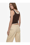 Cotton Low Waist Pocketed Baggy Trousers with Zipper Detail - 3