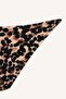 Regular Fit Leopard Patterned Wrinkled Textured Fabric Bikini Bottom G7038Ax26Sm - 8