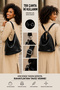 Women's 3-in-1 Shoulder Backpack and Crossbody Bag Multi-Purpose Practical Comfort Model Large Volume Zippered Large Size Soft Leather Stylish Daily School University Work Travel Shopping Bag - 27X33X10 cm - 5