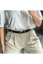Oval Gold Buckle Belt Waist Belt Coat Belt Dress Belt Trouser Belt - 2