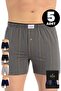 Men's 5-Piece 100% Cotton Boxer Premium Striped and High-Quality Gift Boxed Daily Underwear Special Flexible Fit (2652-K)