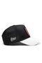 White-Black Trucker Hat with Number 7 Logo - 2