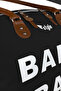 Baby Bag Printed Single Mother Baby Care Shoulder Bag - black - 4